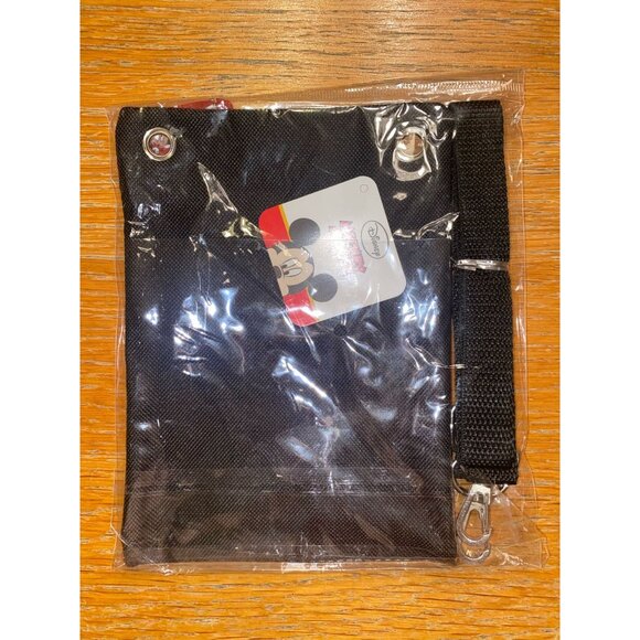 Disney Mickey Mouse Black & Silver Crossbody Bag With Detachable Strap - Picture 2 of 2
